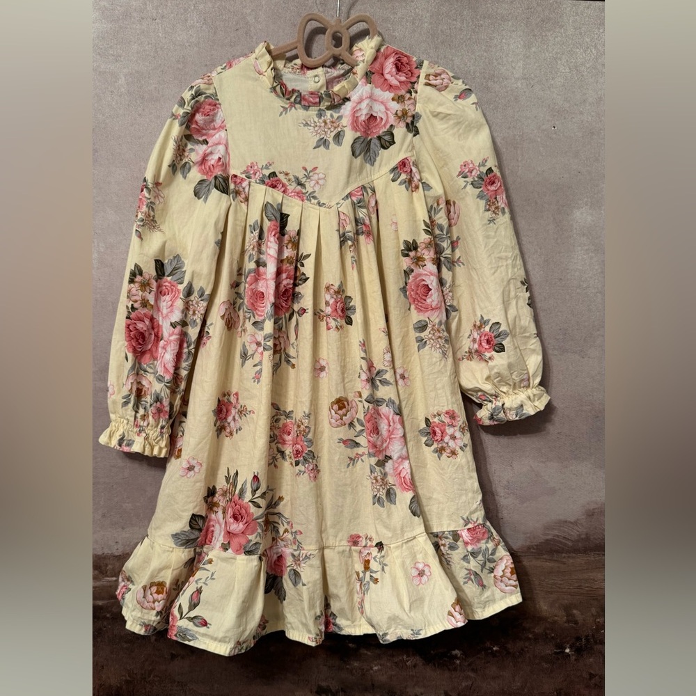 My Little Fish Girl Florals Dress Size 3 - Picture 2 of 8